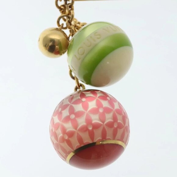 LOUIS VUITTON Bijoux Sac Mini Lin Croisette Charm Gold M95506 LV Auth 134900 - Picture 2 of 9